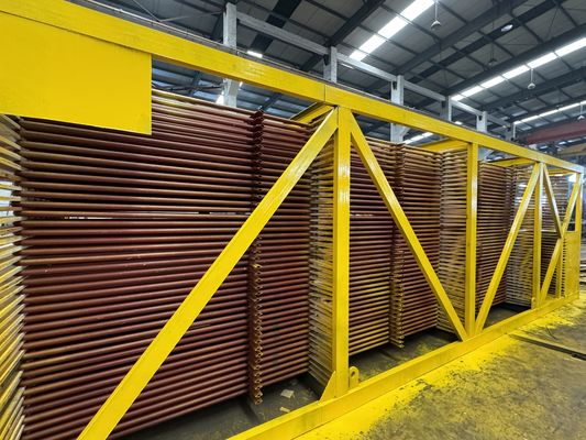 12.7-18mm Basisrohr O.D. Spiralflossenröhre Extrudiert, gezackelt, bemalt